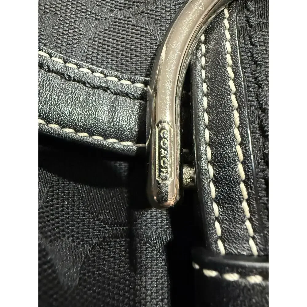 VTG Y2K Coach Soho Mini Signature H0651 10296 Black Shoulder Bag Purse Clean